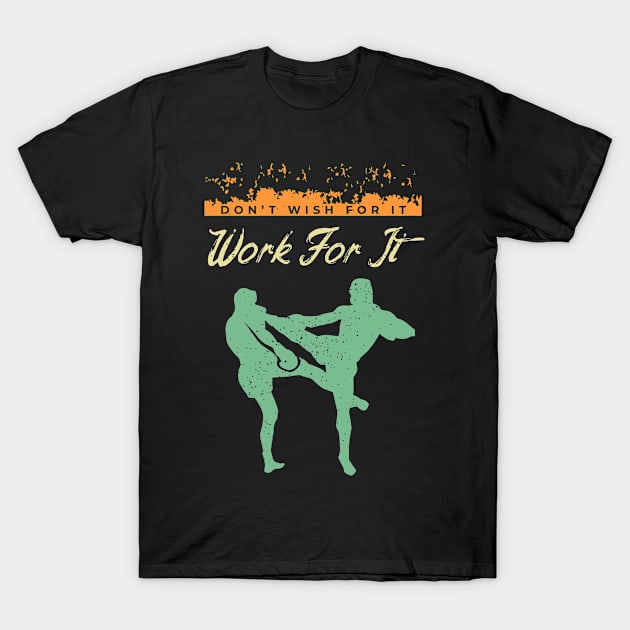 Fighter Design for a Martial Arts Lover T-Shirt by AlleyField